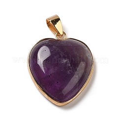 Pendentifs en améthyste naturelle&nbsp;G-K335-04G-17