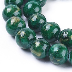 Chapelets de perles en jade Mashan naturel&nbsp;G-F670-A17-6mm