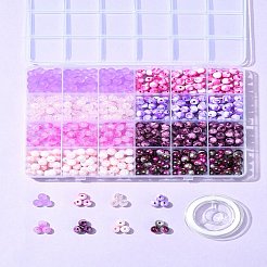 DIY-Sets zur Schmuckherstellung für Armbänder aus runden Acrylperlen&nbsp;DIY-FS0007-40