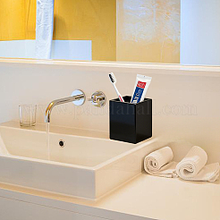 Porte-manteau rectangulaire en marbre pour salle de bain&nbsp;AJEW-WH0880-74A-03