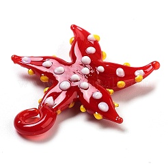 Colgantes artesanales de lampwork&nbsp;LAMP-A004-05H
