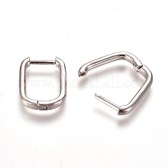 Laiton Huggie boucles d'oreilles&nbsp;EJEW-L234-61