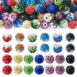 52 stücke 13 farben polymer clay strass perlen&nbsp;RB-TA0001-21