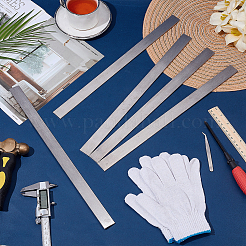 5 Stück Edelstahlstreifen&nbsp;DIY-OC0014-96A