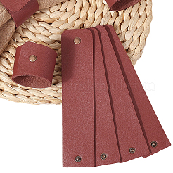 12 Stück Serviettenringe aus PU-Leder&nbsp;AJEW-CL0005-81B