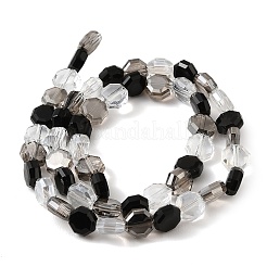 Cuentas de vidrio galvanizado hebras&nbsp;EGLA-A048-01A-06