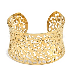 Bracelets manchettes en acier inoxydable 304 pour femmes&nbsp;BJEW-Z077-01G