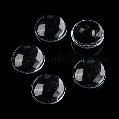 Cabochon in vetro trasparente&nbsp;X-GGLA-R026-16mm