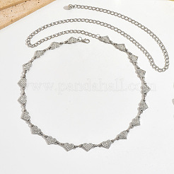 Taillenkette aus einer Legierung mit Strassen in Herzform für Damen&nbsp;WGA2267-01