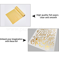 Papier dorure à chaud pour animaux de compagnie&nbsp;DIY-WH0308-379B