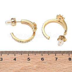 Pendientes de acero inoxidable 304 con circonita cúbica para mujer&nbsp;SA-CBA0E8A-04G