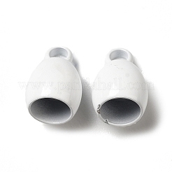 Emembouts de cordon en acier inoxydable 201 peints par pulvérisation&nbsp;STAS-I672-11E-02
