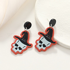 Acryl-Totenkopf-Ohrstecker&nbsp;WK7699
