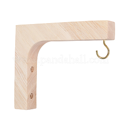 Patère murale en bois&nbsp;AJEW-WH20072-06B