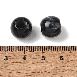 Undurchsichtiges Harz europäische Perlen&nbsp;RESI-F073-10