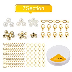 Kit de fabrication de bijoux de perles rondes bricolage&nbsp;DIY-YW0004-45G
