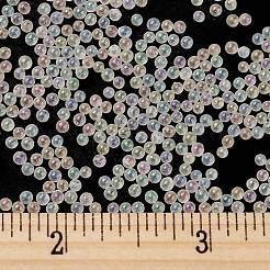 Perline rotonde di semi di vetro trasparente luminoso&nbsp;GLAA-F124-D02-A