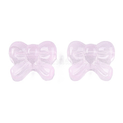 Perle di vetro verniciate a spruzzo trasparente&nbsp;GLAA-N035-025-C06