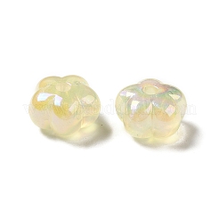 Cuentas de acrílico iridiscente arcoíris chapadas en uv&nbsp;PACR-M002-05B