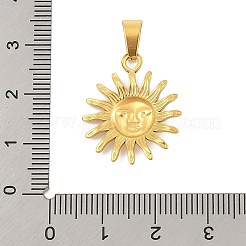 Placcatura ionica (ip) ciondoli in acciaio inossidabile 304&nbsp;X-STAS-D112-06G