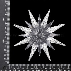 Décoration de Noël suspendue en acrylique&nbsp;HJEW-B008-01