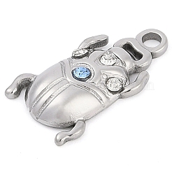 Ciondoli in strass in acciaio inossidabile 304&nbsp;X-STAS-L022-478P