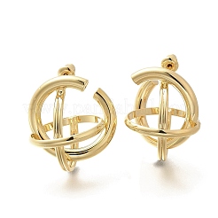 Aretes de latón&nbsp;LS-EJEW-A121-08G