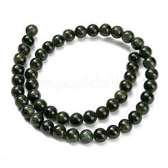 Natürliche kanadische Jade Perlen Stränge&nbsp;G-H335-B07-8mm