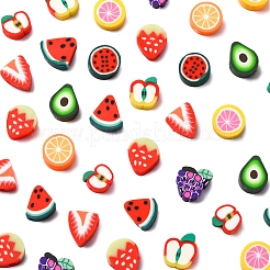 200pcs 10 Arten handgemachte Polymer-Ton-Perlen&nbsp;CLAY-FS0001-40