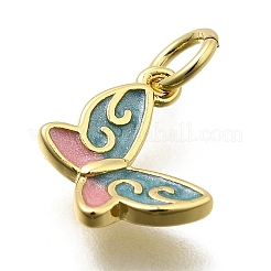 Charms smalto ottone&nbsp;KK-Z093-07G-01