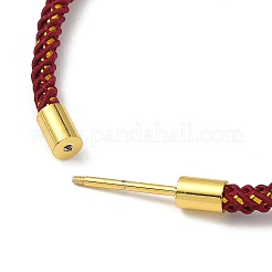 Geflochtene Nylonschnur Armbandherstellung&nbsp;MAK-L043-01G