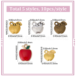 50 pz 5 stili pendenti in lega di stile tibetano&nbsp;FIND-SC0021-75