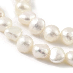 Fili di perle di perle d'acqua dolce coltivate naturali&nbsp;PEAR-A006-08D