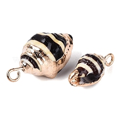 Pendentifs en spirale naturelle galvanoplastie&nbsp;SSHEL-Q100-42G