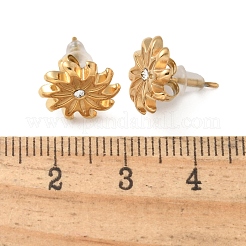 Ohrstecker aus 304 Edelstahl mit Strassen für Damen&nbsp;LS-STAS-Z117-13G