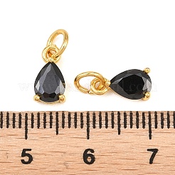 Laiton pavé de zircons cubiques&nbsp;KK-K340-51G-04