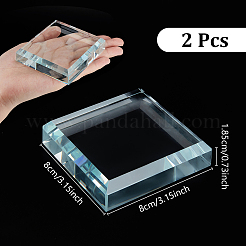 2 Stück dekorative Vitrine aus Glas&nbsp;ODIS-NB0001-50