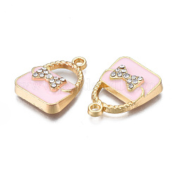 Crémaillère placage pendentifs en émail d'alliage&nbsp;ENAM-T011-129C