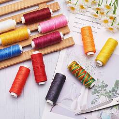 12Rollen 12 Farben gewachste Polyesterschnur&nbsp;YC-SZ0001-03A