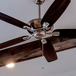 7 Stück 7 Farben Würfel Acryl Charms Deckenventilator Zugkette Verlängerungen&nbsp;HJEW-DC00015