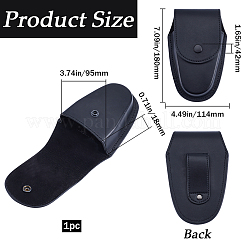 Copri lama per manette in pelle&nbsp;AJEW-WH0419-08