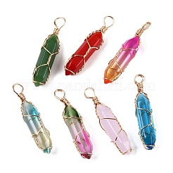 Murano Anhänger & Charms&nbsp;GLAA-T023-07A