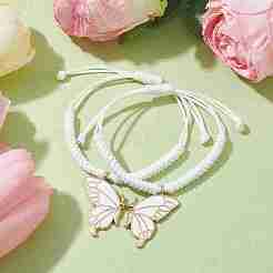 Braccialetti con pendenti in lega smaltata&nbsp;BJEW-JB09966-02