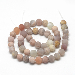 Sunstone naturale fili di perline&nbsp;X-G-R446-4mm-36