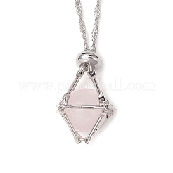 304 Edelstahl Makramee Beutel leer Steinhalter Halskette machen&nbsp;NJEW-JN05238-01