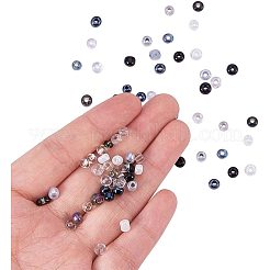 Gemischte Art 6/0 Runde Glas Saatperlen&nbsp;SEED-PH0006-4mm-01