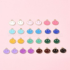 26pcs 13 Farben Legierung Emaille Charms&nbsp;ENAM-FS0001-88