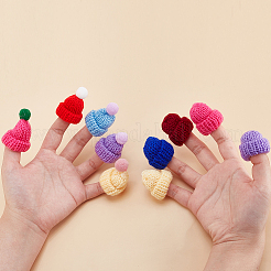 60 Stück 20 Stile Mini-Strickmützen aus Wollgarn&nbsp;AJEW-HY0001-82