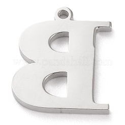 Pendentif lettre en acier inoxydable 304 résistant au ternissement&nbsp;X-STAS-J028-01B