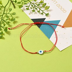 Bracelets réglables de perles tressées avec cordon en nylon&nbsp;BJEW-JB05543-02